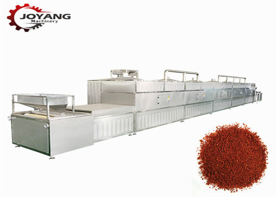 50kg/máquina de esterilización Chili Powder industrial de la microonda de H
