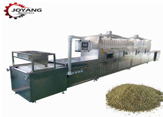 La máquina de la esterilización de microonda de la industria secó el té Herb Crushed Leaves