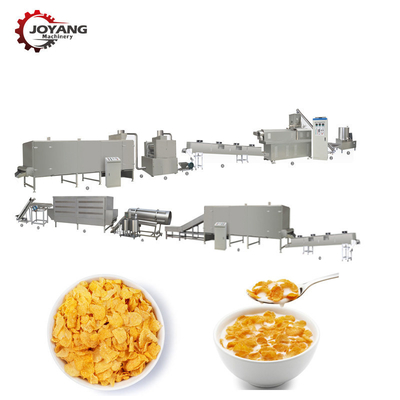 Las avenas desayuno cadena de producción del cereal con el motor de ABB