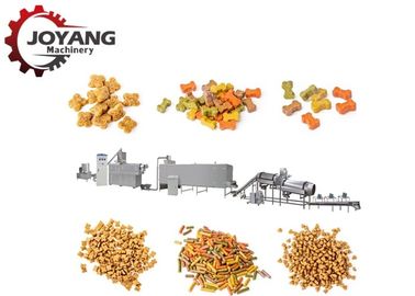 El acero inoxidable modificó la comida de perro para requisitos particulares seca que hacía cadena de producción de máquina 140-160 kilogramos/H