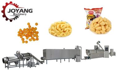 Las diversas formas soplaron cadena de producción de los bocados trigo del maíz del maíz del soplo que hacía el equipo de la máquina