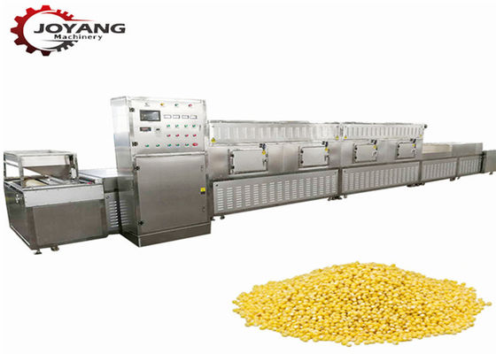 microonda industrial de los granos del mijo del equipo de microonda de 40kw 40kg/H que cura la máquina