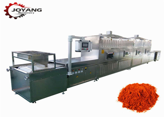 máquina industrial de Chili Powder Spice Microwave Sterilizing del equipo de microonda 100kg/H