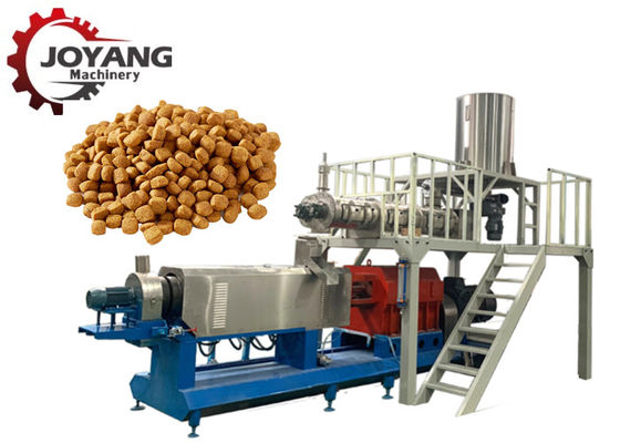 cadena de producción seca de alimento para animales 100-1500kg/h Cat Food Making Machine